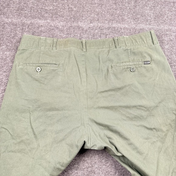 Dixon Pants Mens 40x31 Green D-Flex Chino Stretch Casual Straight Fit Outdoors - Picture 8 of 8
